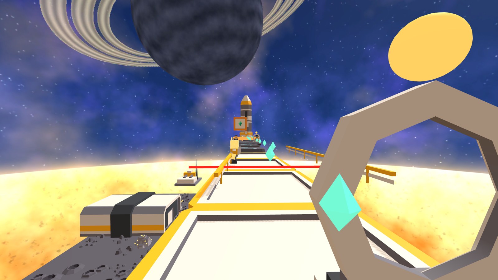 The Star Core finale: the rocket waiting at the end of the run